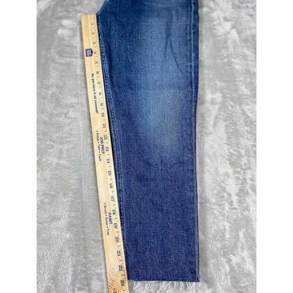 AGOLDE Nico High Rise Skinny Jeans - Button Fly - Dark Wash - Made in USA -27 - Picture 8 of 14